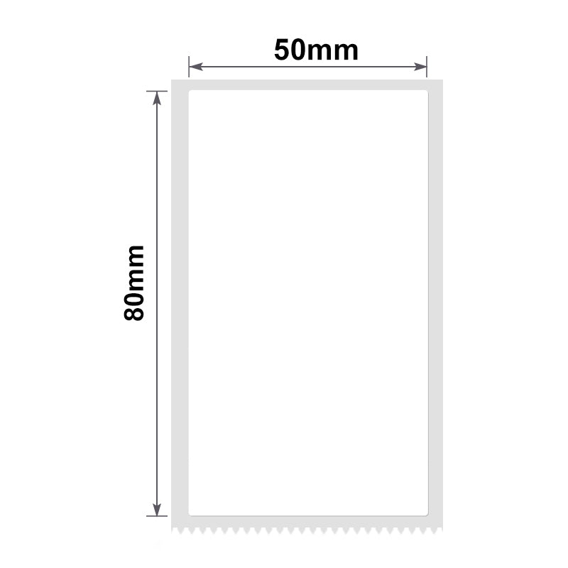 NIIMBOT - B Range - 50x80mm - White - 95 Labels