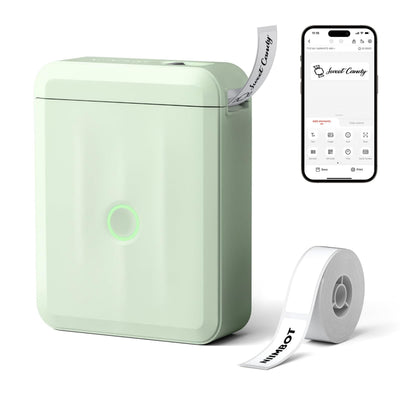 NIIMBOT - D110_M Bluetooth Label Printer Incl Label Roll