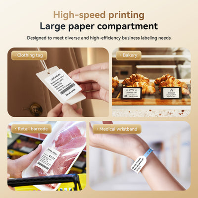 NIIMBOT - K3_W Bluetooth & WiFi Label Printer Incl Label Roll