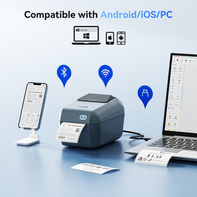 NIIMBOT - K3_W Bluetooth & WiFi Label Printer Incl Label Roll