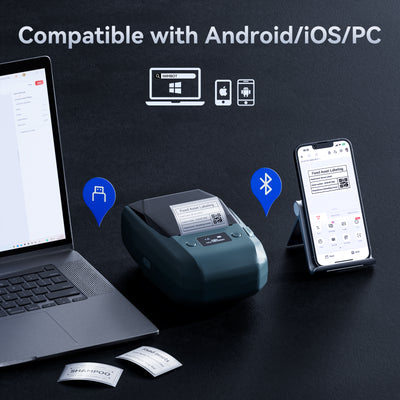 NIIMBOT - M2_H 300dpi Bluetooth Label Printer Incl Label Roll