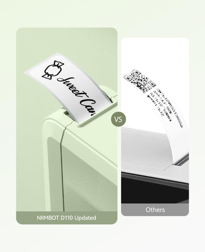 NIIMBOT - D110_M Bluetooth Label Printer Incl Label Roll