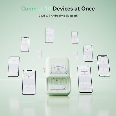 NIIMBOT - B21S Bluetooth Label Printer Incl Label Roll
