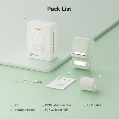 NIIMBOT - B21S Bluetooth Label Printer Incl Label Roll