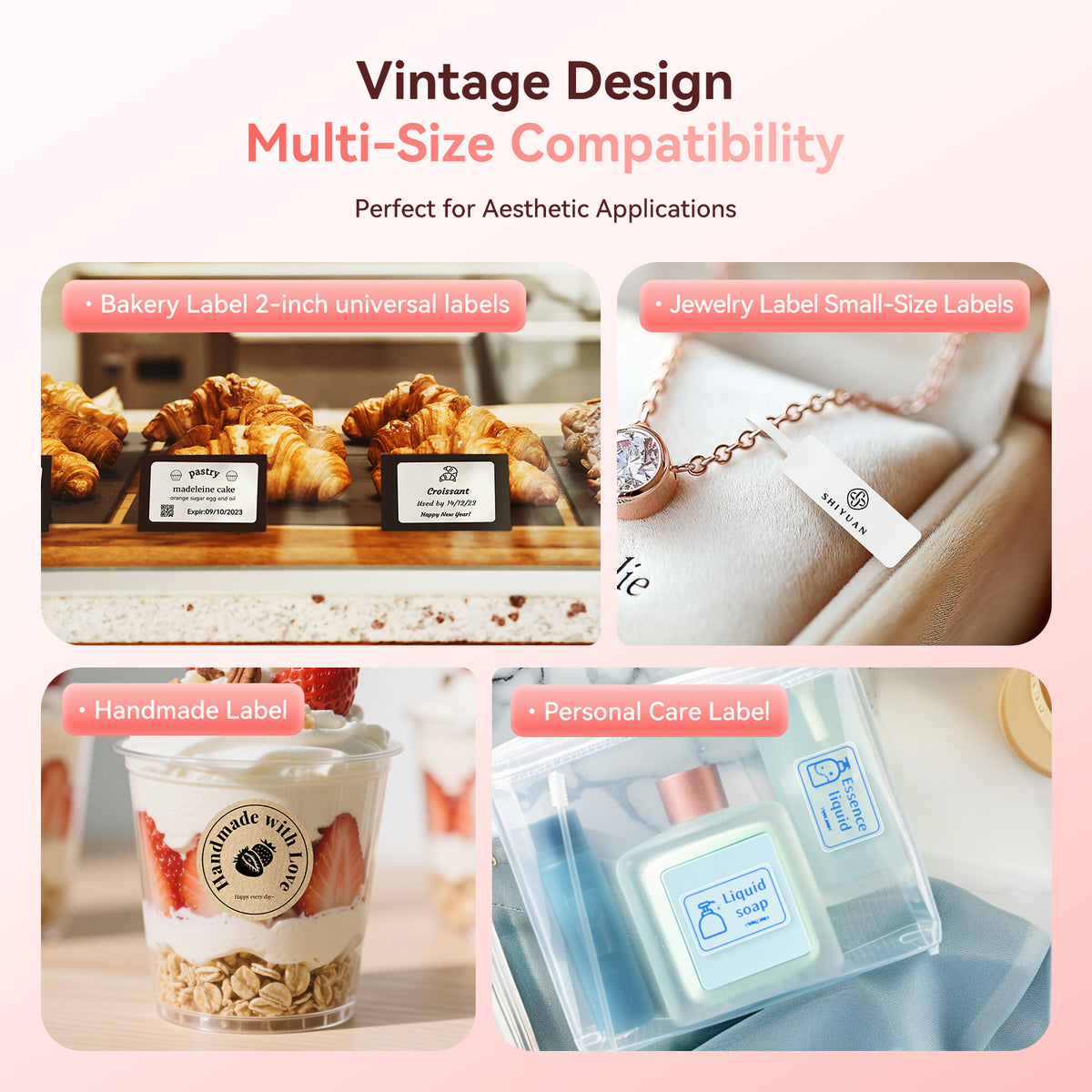 NIIMBOT - B21S Bluetooth Label Printer Incl Label Roll