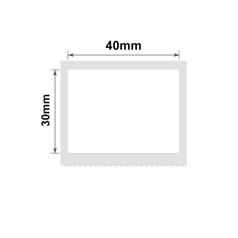 NIIMBOT - B Range - 40x30mm - White - 230 Labels
