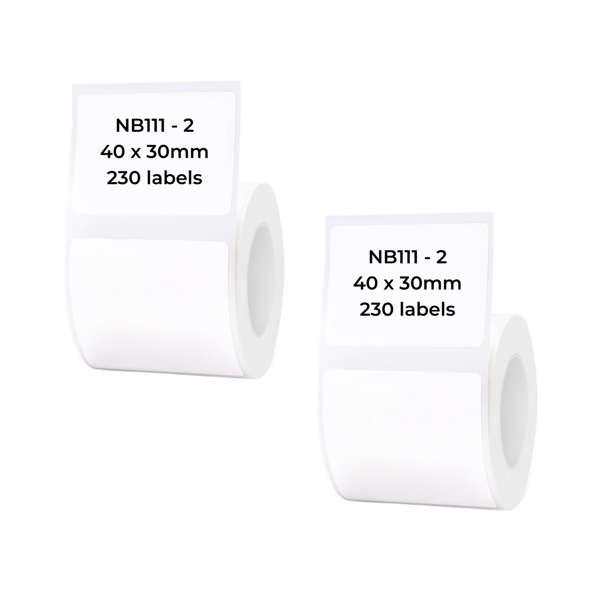NIIMBOT - B Range - 40x30mm - White - 230 Labels