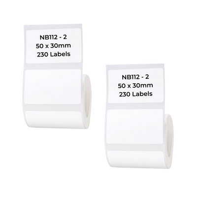NIIMBOT - B Range - 50x30mm - White - 230 Labels