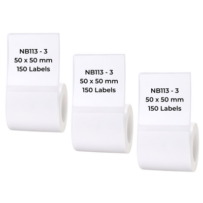 NIIMBOT - B Range - 50x50mm - White - 150 Labels
