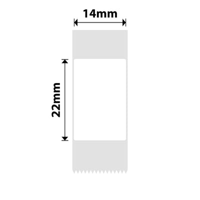 NIIMBOT - D Range - 14x22mm - White - 250 Labels
