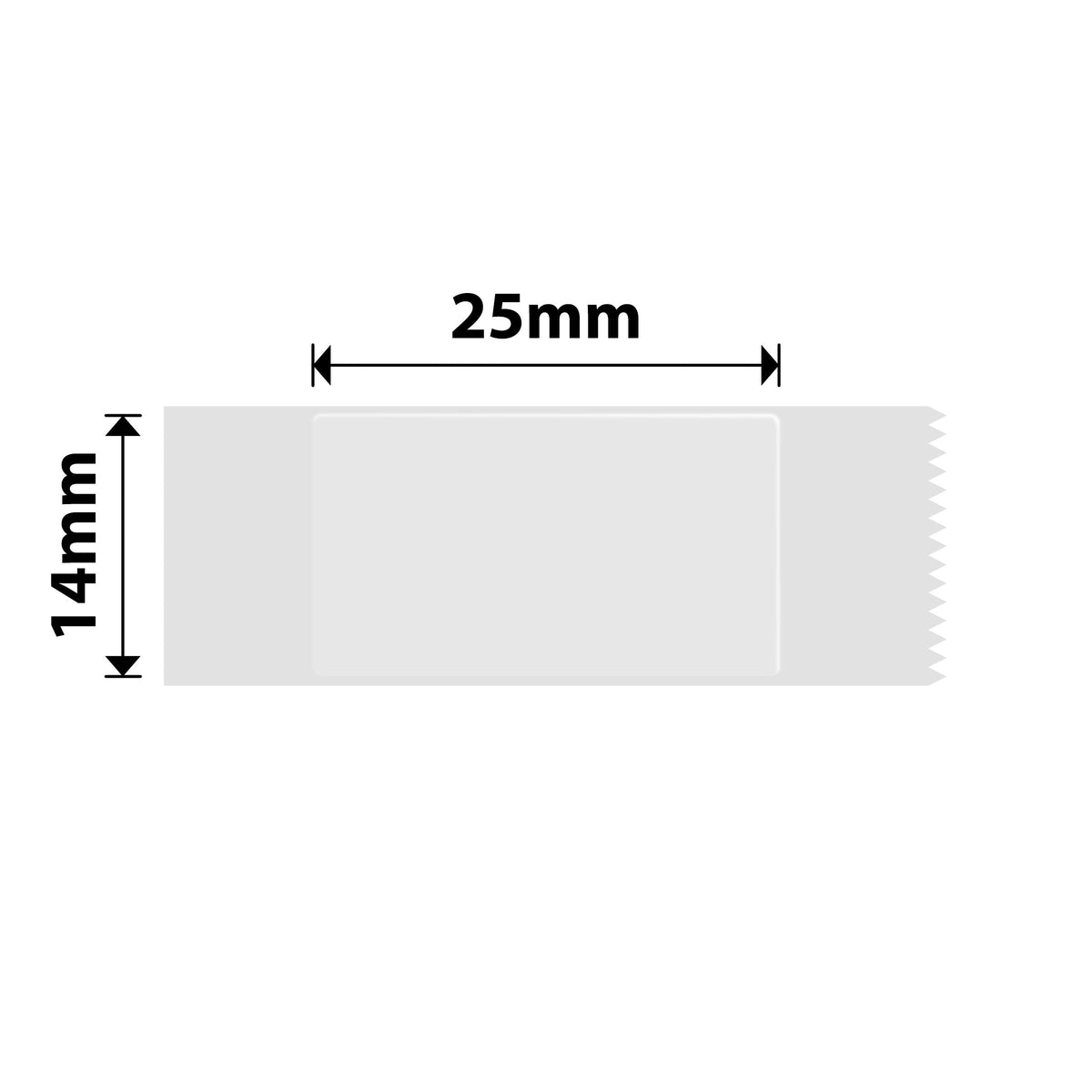 NIIMBOT - D Range - 14x25mm - Transparent - 240 Labels