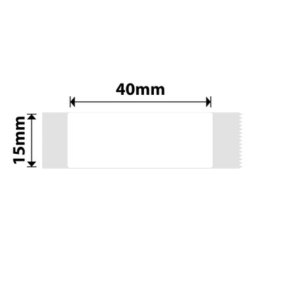 NIIMBOT - D Range - 15x40mm - White - 155 Labels
