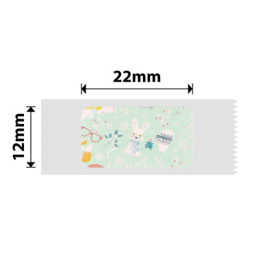 NIIMBOT - D Range - 12x22mm - Cute Rabbit - 250 Labels