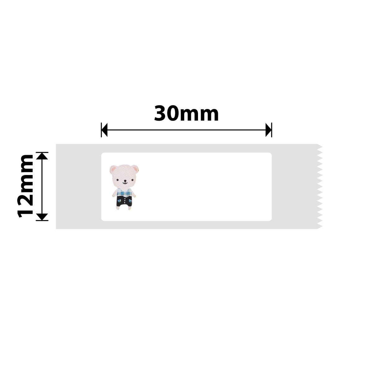 NIIMBOT - D Range - 12x30mm - Baby Bear - 210 Labels