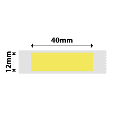 NIIMBOT - D Range - 12x40mm - Bright Yellow - 155 Labels