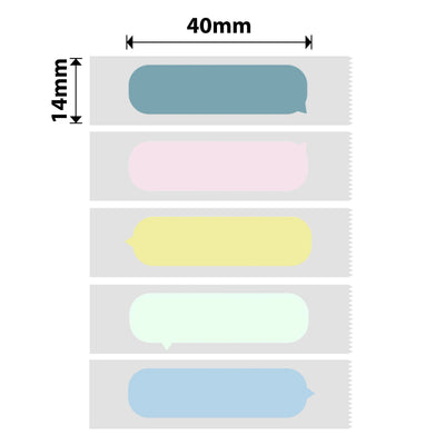 NIIMBOT - D Range - 14x40mm - Bubble B - 160 Labels