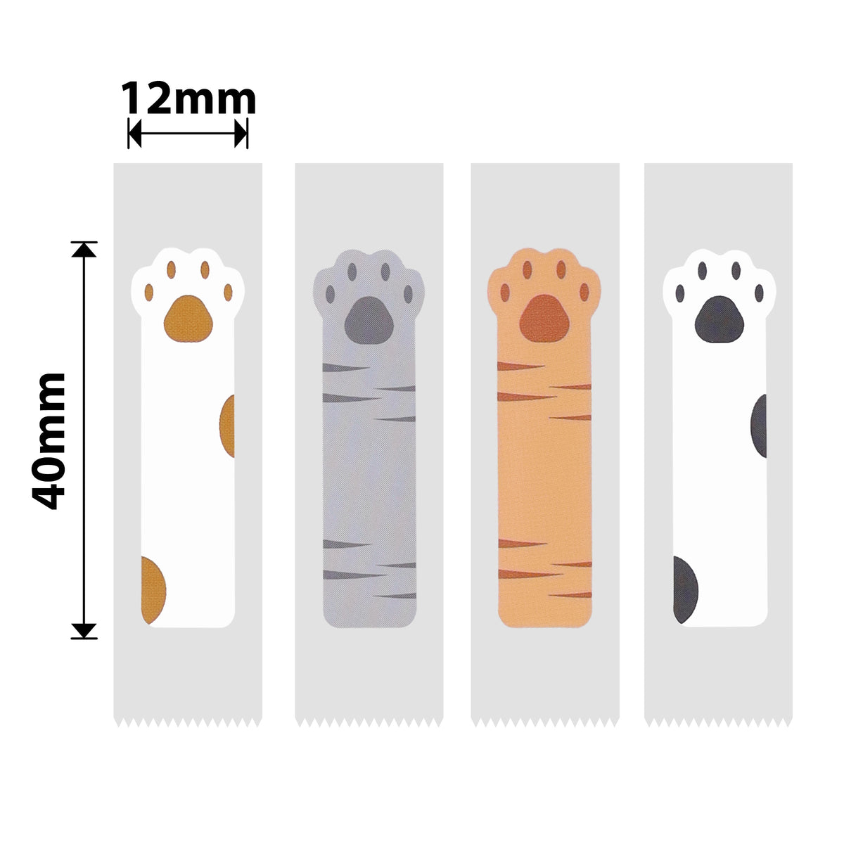 NIIMBOT - D Range - 12x40mm - Cat Claw - 155 Labels