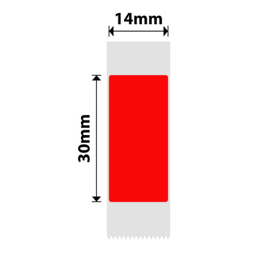 NIIMBOT - D Range - 14x30mm - Ruby Red - 195 Labels