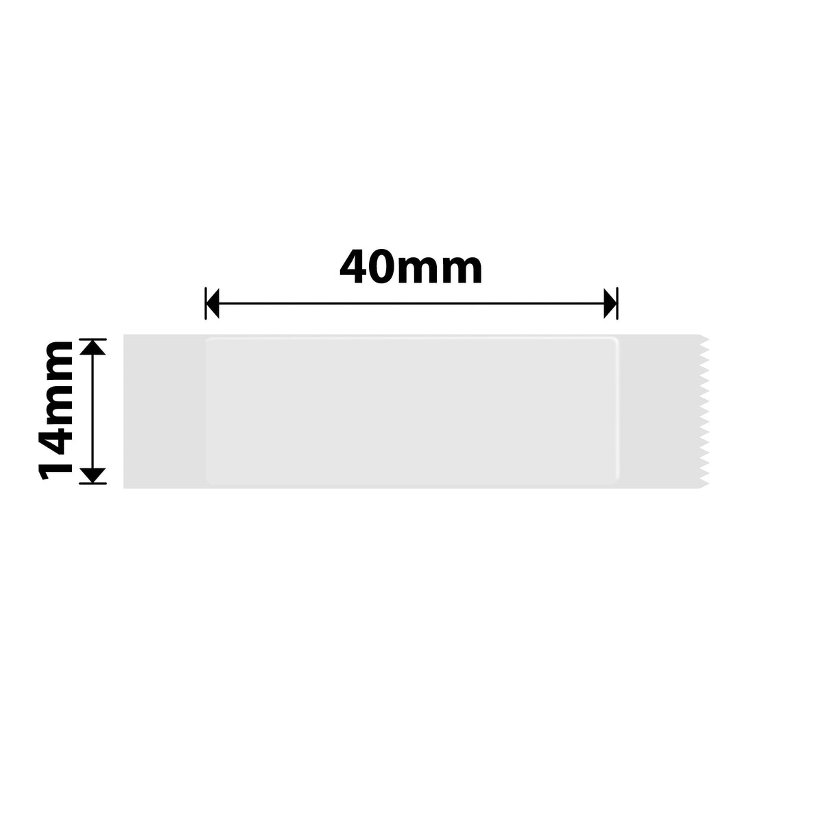 NIIMBOT - D Range - 14x40mm - Transparent - 160 Labels