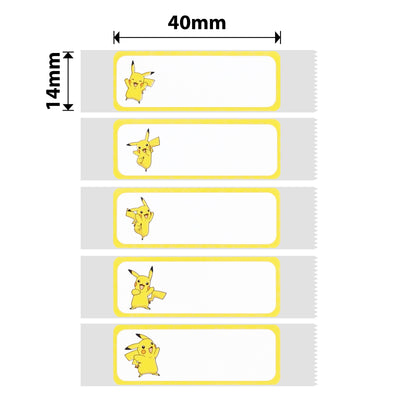 NIIMBOT - D Range - 14x40mm - Pikachu C - 160 Labels