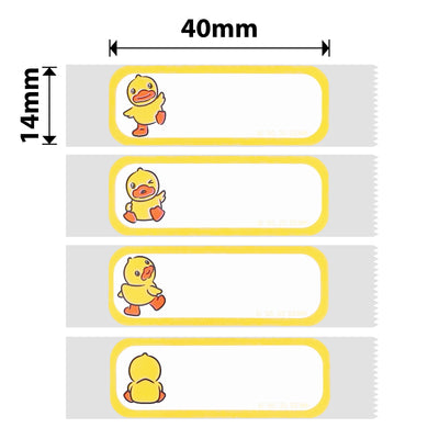 NIIMBOT - D Range - 14x40mm - Happy Duck - 160 Labels