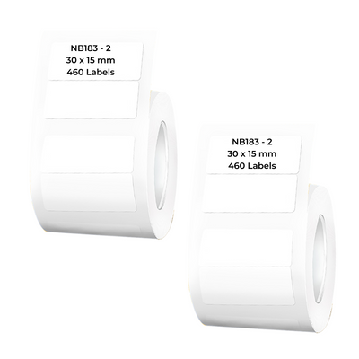 NIIMBOT - B Range - 30x15mm/2R - White - 460 Labels