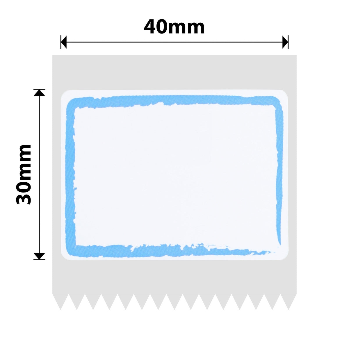 NIIMBOT - B Range - 40x30mm - Blue Border - 230 Labels