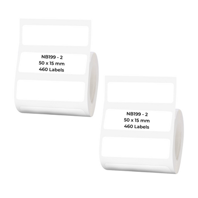 NIIMBOT - B Range - 50x15mm/2R - White - 460 Labels