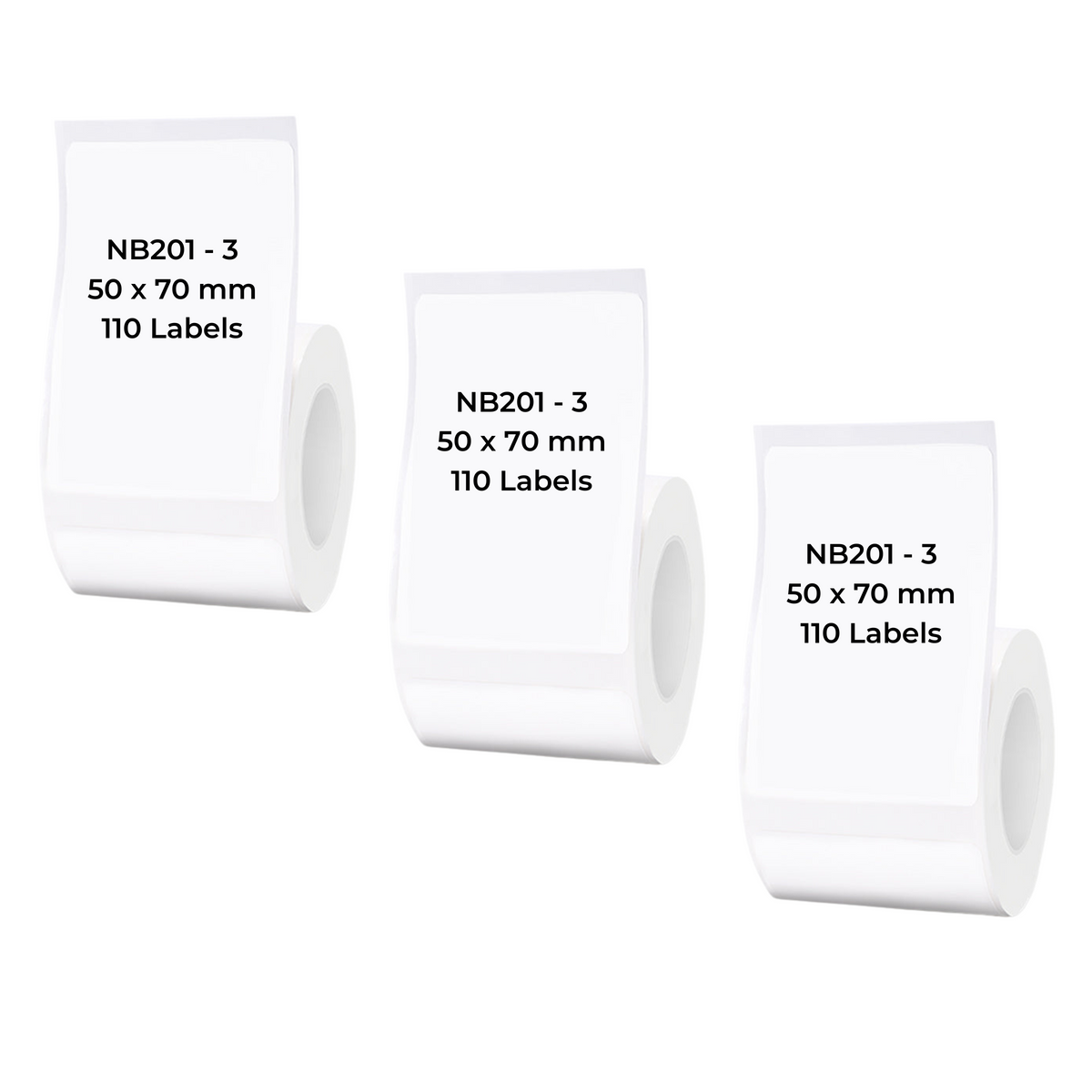 NIIMBOT - B Range - 50x70mm - White - 110 Labels