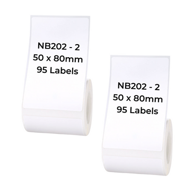 NIIMBOT - B Range - 50x80mm - White - 95 Labels