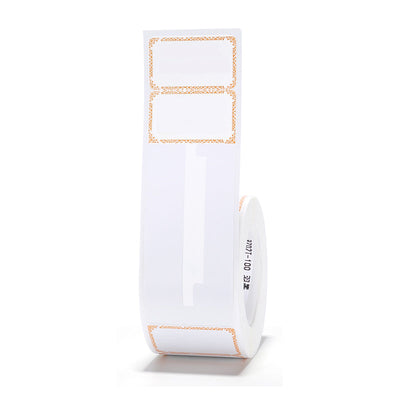 NIIMBOT - B Range - 25x75mm - Orange Border Jewellery - 100 Labels