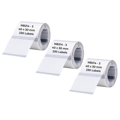 NIIMBOT - B Range - 40x30mm - Transparent - 230 Labels