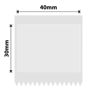 NIIMBOT - B Range - 40x30mm - Transparent - 230 Labels