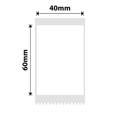 NIIMBOT - B Range - 40x60mm - White - 125 Labels