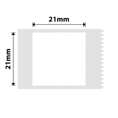NIIMBOT - B Range - 21x21mm - White Round - 300 Labels