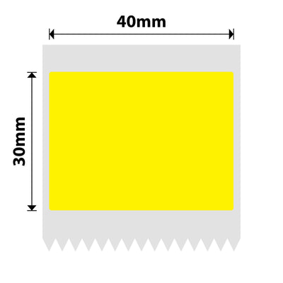 NIIMBOT - B Range - 30x40mm - Yellow - 230 Labels