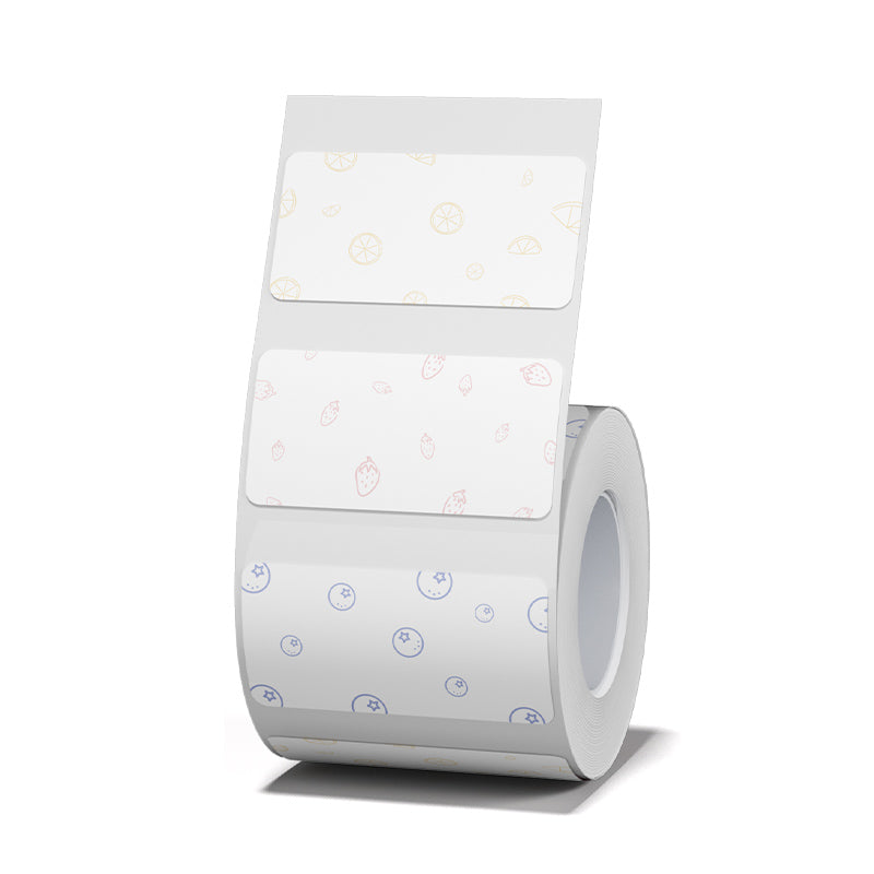 NIIMBOT - B Range - 40x20mm - Fruit Pattern - 320 Labels