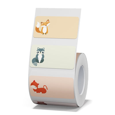 NIIMBOT - B Range - 40x20mm - Nametag Animal - 320 Labels