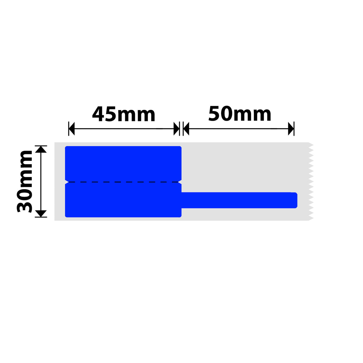 NIIMBOT - B Range - 30x95mm - Blue Cable - 80 Labels