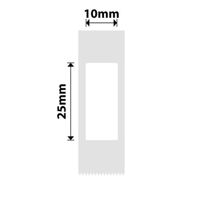 NIIMBOT - D Range - 10x25mm - White - 225 Labels