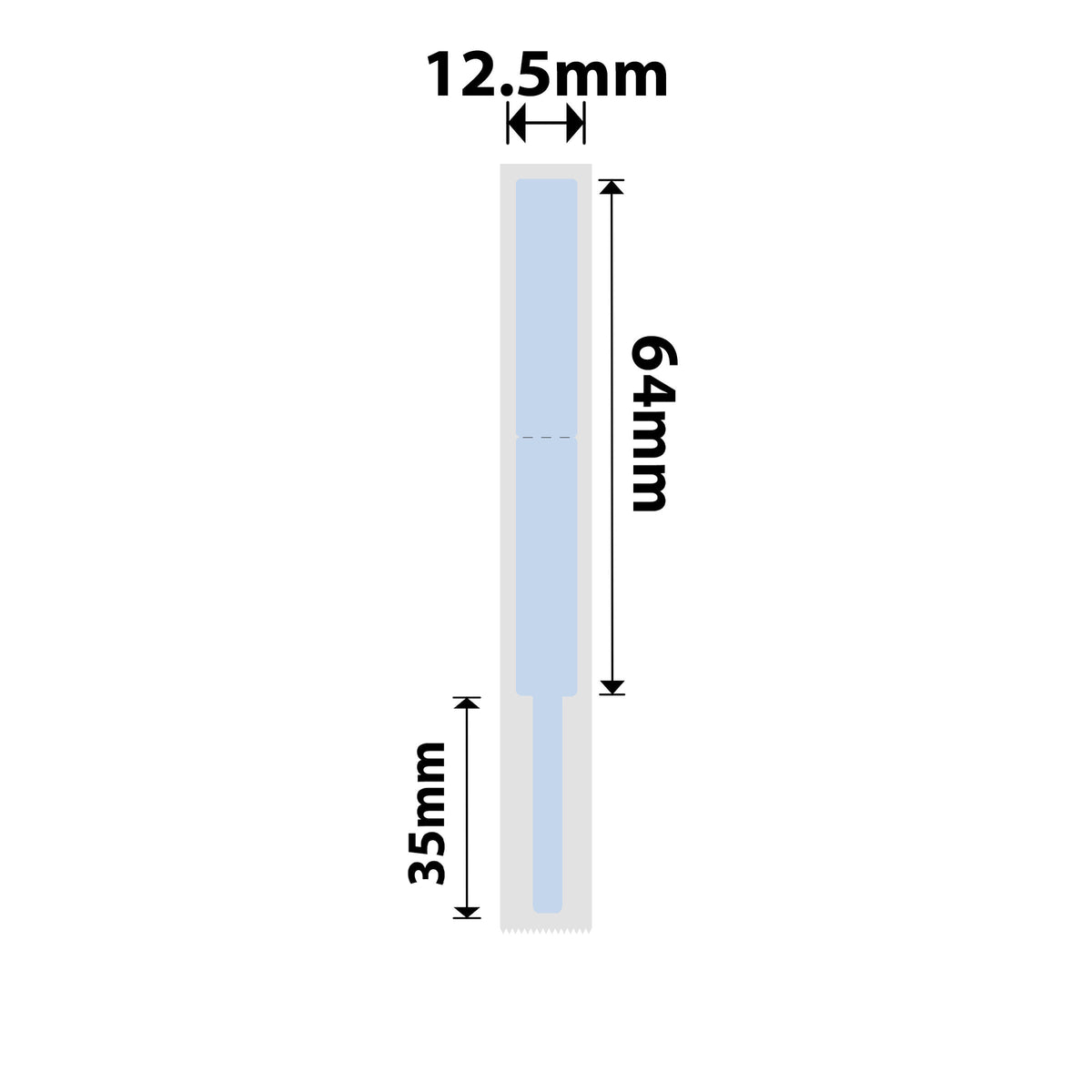 NIIMBOT - D Range - 12.5x99mm - Blue Cloud Cable - 70 Labels
