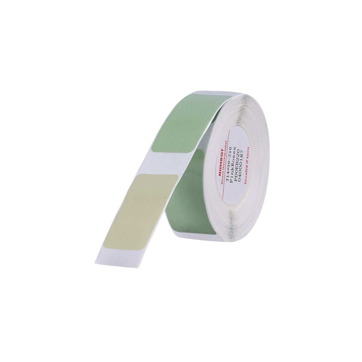 NIIMBOT - D Range - 14x30mm - Green Mixed Colours - 195 Labels