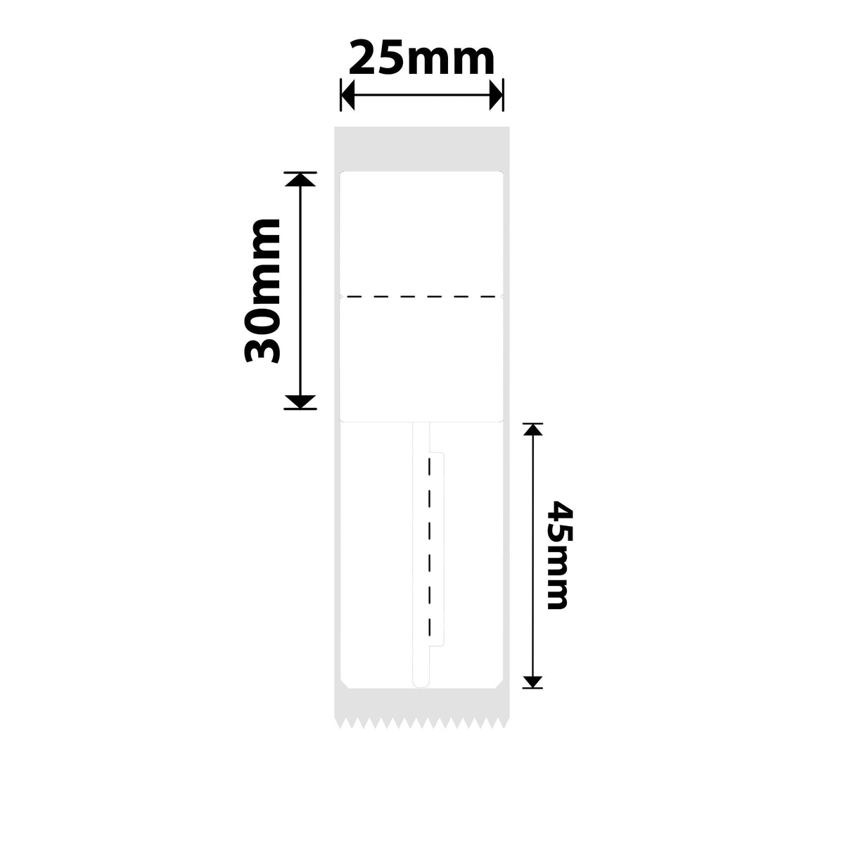 NIIMBOT - B Range - 25x75mm - White Jewellery - 100 Labels