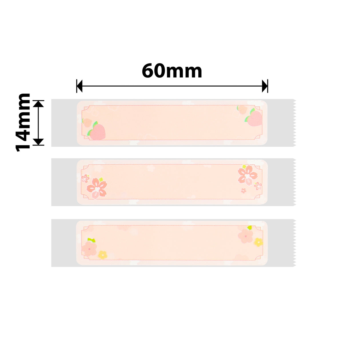 NIIMBOT - D Range - 14x60mm - Cherry Pink - 110 Labels