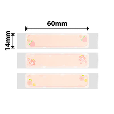 NIIMBOT - D Range - 14x60mm - Cherry Pink - 110 Labels
