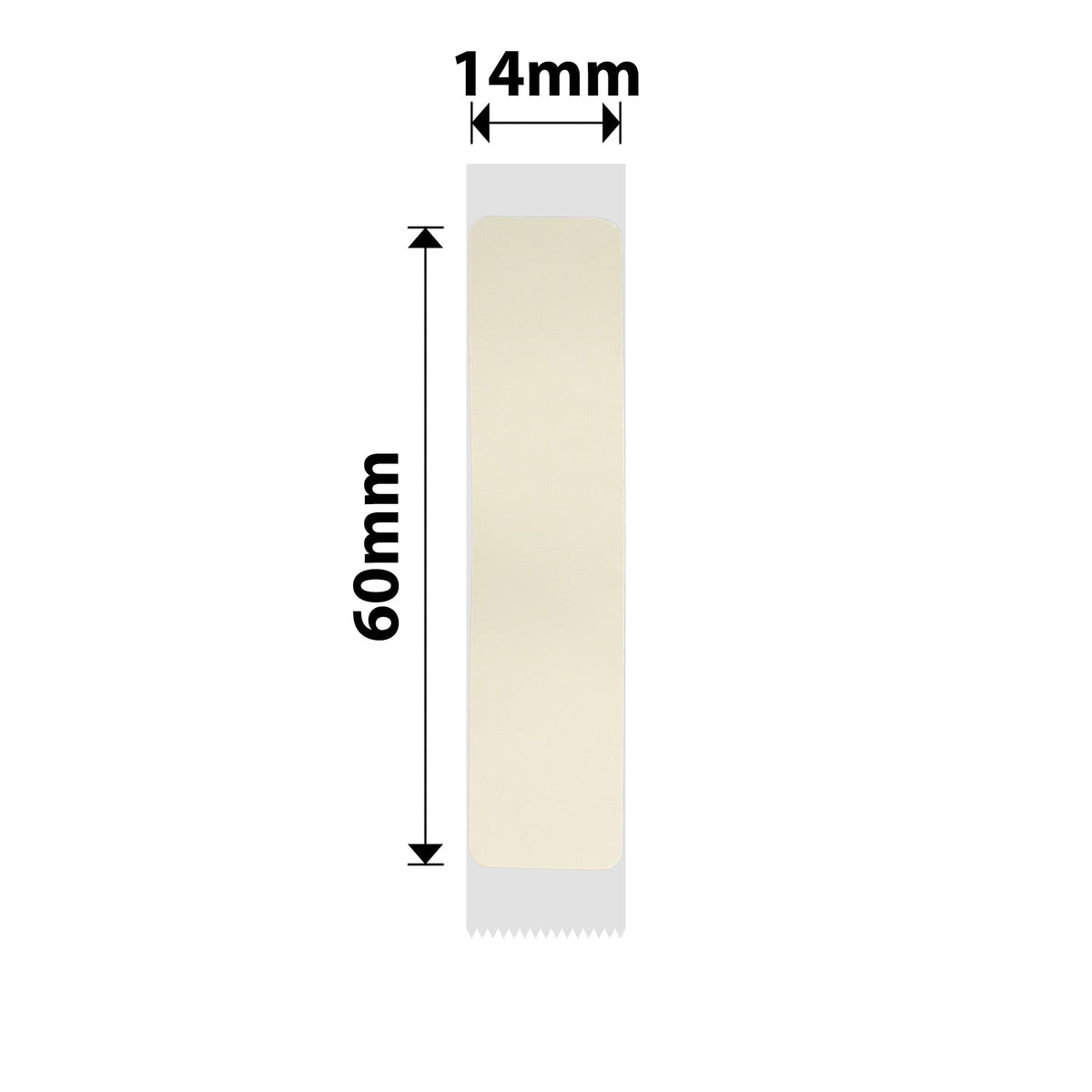 NIIMBOT - D Range - 14x60mm - Lemon Yellow - 110 Labels