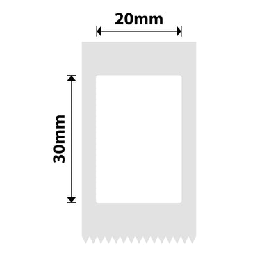 NIIMBOT - D101 Only - 20x30mm - White - 210 Labels