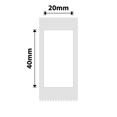 NIIMBOT - D101 Only - 20x40mm - White - 160 Labels