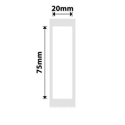 NIIMBOT - D101 Only - 20x75mm - White - 90 Labels