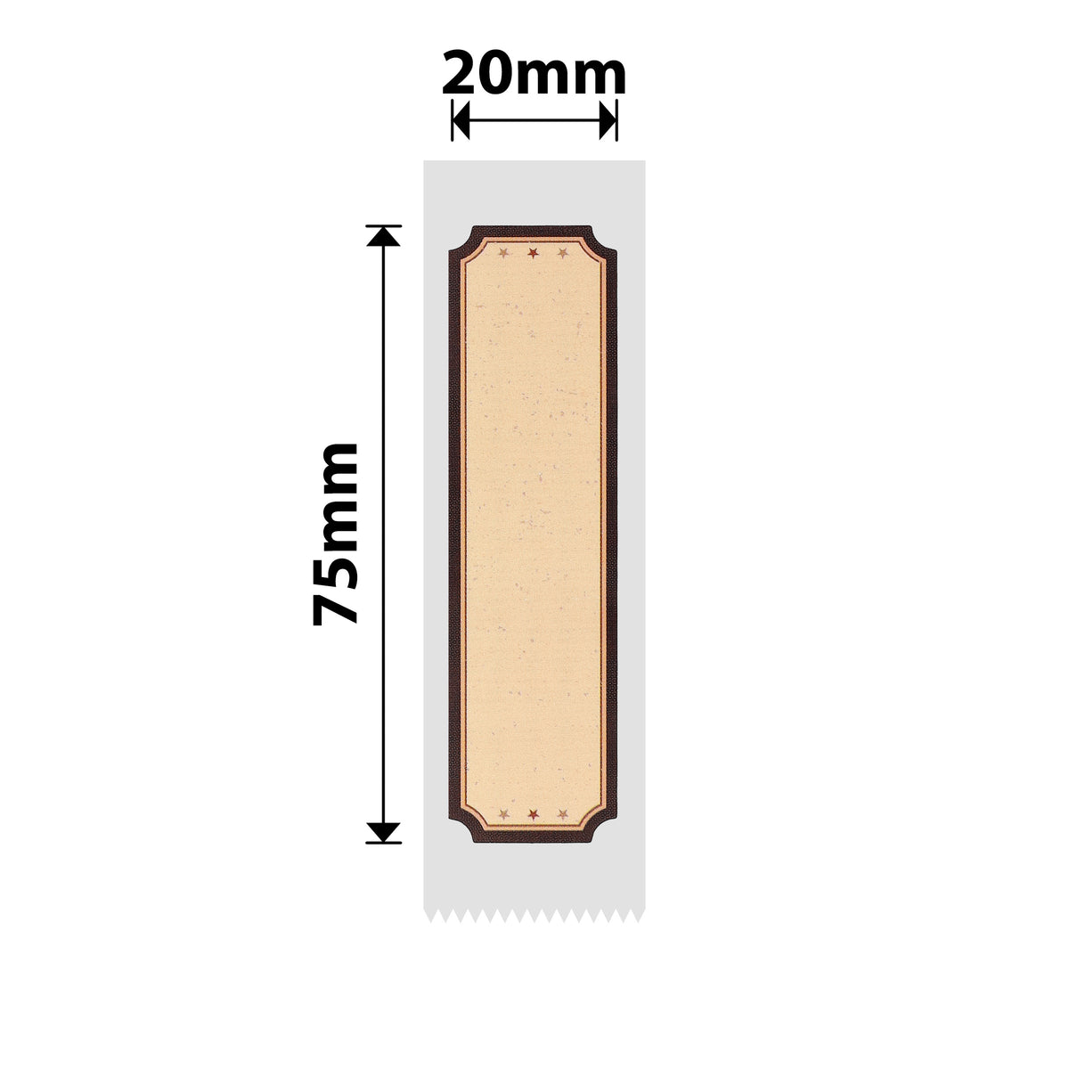 NIIMBOT - D101 Only - 20x75mm - Wood Love - 90 Labels